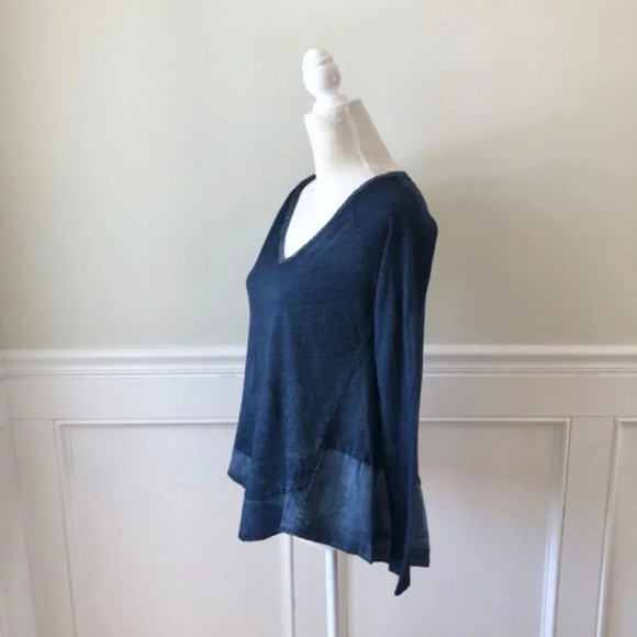 Stitch Fix Moon & Sky Chambray Denim Shirt NWT S - Picture 4 of 5